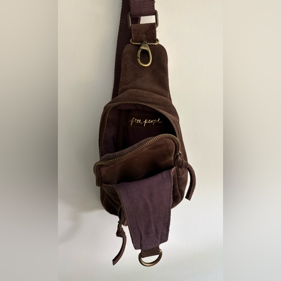 Free People Hudson Sling Bag- chocolate brown🔥 - Picture 6 of 14